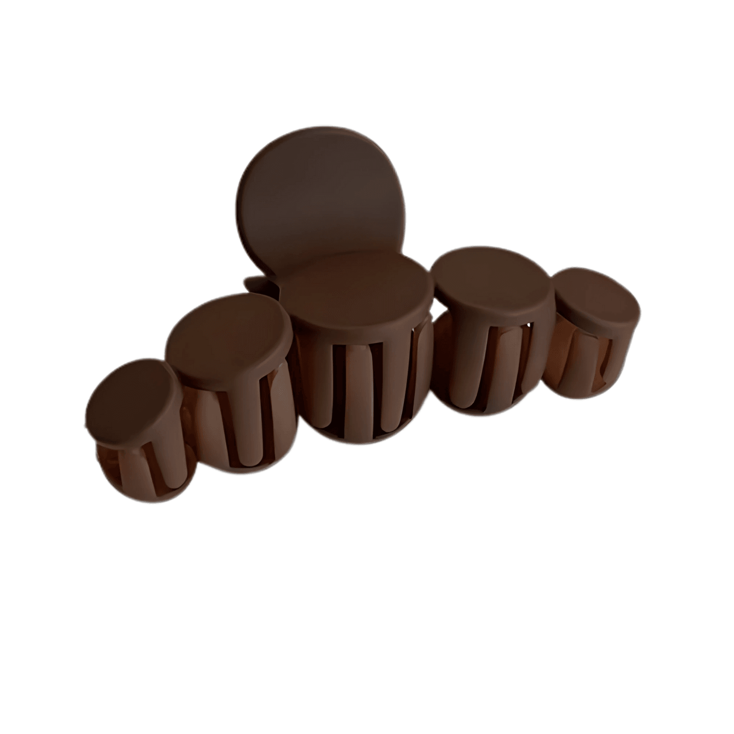 Arc shaped matte hair claw clip 10cm - Gummia